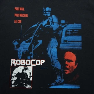 Camisa De Colección RoboCop Para Hombres XL Negra Años 80 Ciencia Ficción Película ED-209 Manga Your Move Creep - Imagen 1 de 23