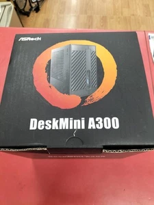 Asrock Deskmini A300 Mini PC Barebone Kit AM4 Socket 65W TDP - Picture 1 of 2