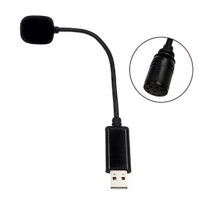 Mini USB2.0 Microphone Portable Adjustable MIC Adapter for Laptop/Notebook - Photo 1/10