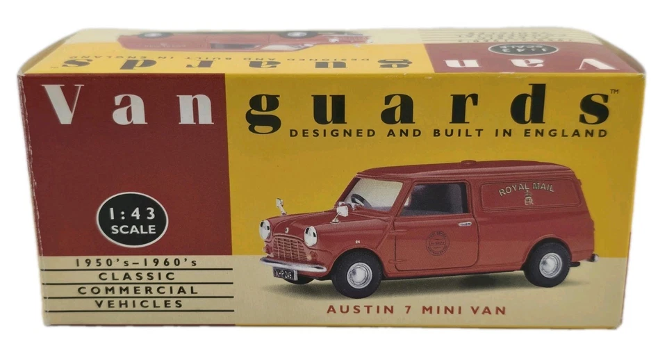 Vanguards Lledo Austin 7 Mini Van Royal Mail 1:43 Diecast Modelo VA14001 en caja Foto 1 de 4
