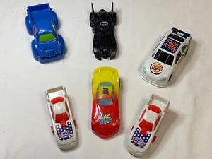 6 Assorted Plastic Toy Cars - Picture 1 of 9