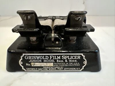 Griswold Vintage 8 & 16 MM Film Splicer Junior Model Photography - Image 1 of 4