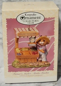 Hallmark Keepsake 1997 Edición Club Ornamento Farmers Markey - Tender Touches - Imagen 1 de 4