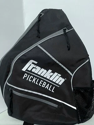 Mochila Bandolera Franklin Pickleball Negra/Gris ¡NUEVA! Foto 1 de 3