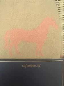 🌟Joules Women’s Amble Soft Boot Socks, Pink Horse, 4-8, New🌟 - Picture 1 of 3