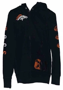 Victoria Secret Love rosa Denver Broncos Sweatshirt Damen blau Hoodie X-Small - Bild 1 von 3
