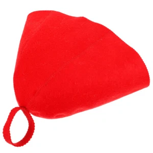 Wool Felt Shower Cap Bathroom Hat for Women Reusable Sauna Miss Man - Picture 1 of 12