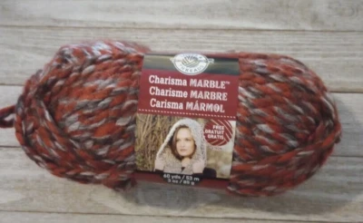 yarn crochet bulky charisma loops & threads marble brown sugar - Image 1 of 2