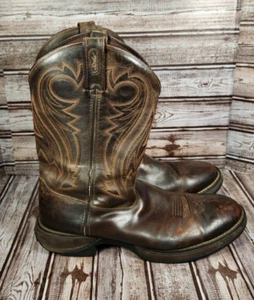 DURANGO Rebel Men's 13 D Brown 12" Round Toe Western Cowboy Boots DB5464 - Picture 1 of 9