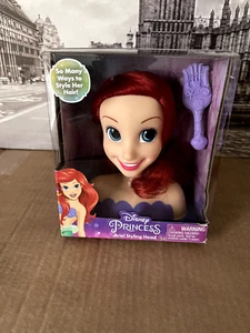 Disney Princess Ariel Styling Mini Head The Little Mermaid New Sealed 6 inch - Picture 1 of 6