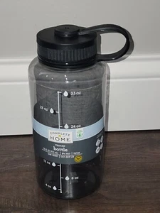 Water bottle 33 oz Complete Home Titan BPA Free Plastic Reusable Easy Grip New - Picture 1 of 7