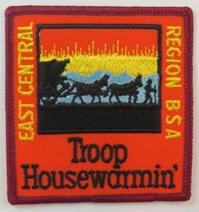 Troop Housewarmin' East Central Region BSA Patch MAR Bdr. [C-1603] - Picture 1 of 1