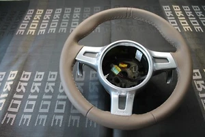 LENKRAD PORSCHE 997 991 981 987 GT3 PDK CHRONO NEUBEZIEHEN TRÜFFELBRAUN - Bild 1 von 11