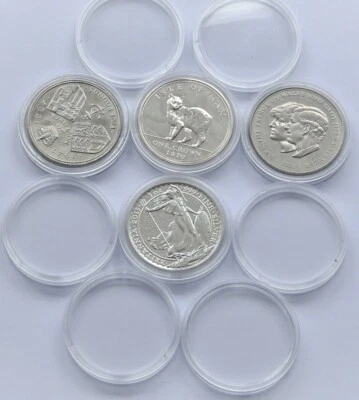 Coin Capsules Cases 39mm[£5,CROWN, 1oz silver ] - (10, 20,30 ,50, 100 capsules ) - Image 1 of 4