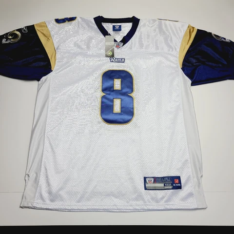 Vtg Reebok On Field NFL Sam Bradford #8 St. Louis Rams Sewn Jersey Size 52 NEW! Cover