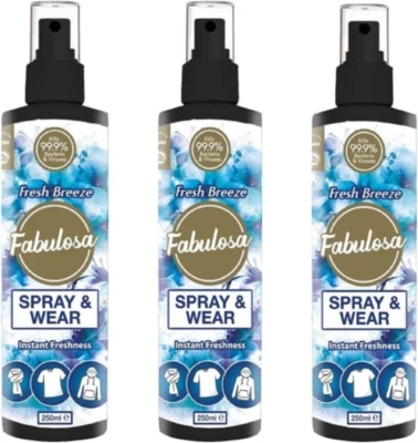 Fabulosa, Antibacterial Spray and Wear Dry Washing Fabric Clothes...