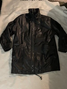 Women’s Jaqueline Ferrar Leather Insulated Jacket Size Medium - Picture 1 of 24