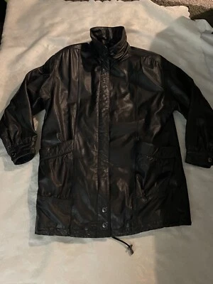 Women’s Jaqueline Ferrar  Leather Insulated Jacket Size Medium - Image 1 of 4