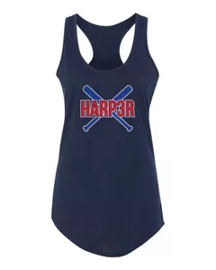 Philadelphia Phillies #3 Bryce HARPER Baseball Batter Up Racerback Tank Top - Picture 1 of 4