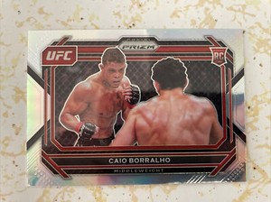 2023 Panini Prizm UFC Caio Borralho Silver Prizm RC Rookie #68