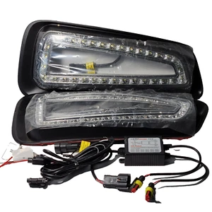2010-2014 F150 Raptor SVT LED DRL Daytime Running Lights Fog Lamp + Harness - Picture 1 of 23