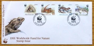 1991 New Zealand Stamp First Day Cover-'WWF Nature' Item No DA-759 - Picture 1 of 1