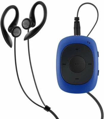 AGPTEK G02 Mini MP3 Player 8GB Clip FM-Radio Sport Joggen Zubehörpaket Blau - Bild 1 von 4