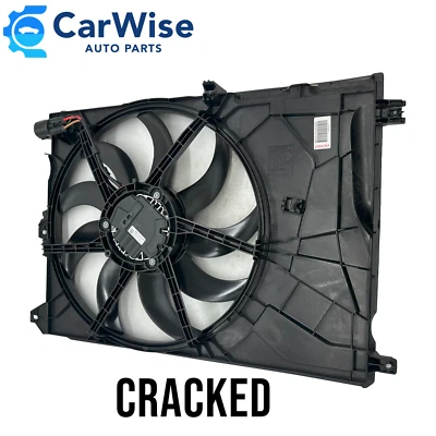 OEM Mopar Radiator Fan Assembly Motor for 2017-2025 Jeep Compass 1.3L 4XE Hybrid - Image 1 of 4