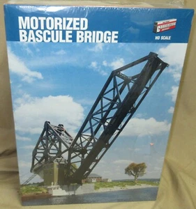 HO Scale Walthers Motorized Bascule Bridge Kit #933-3070 - Picture 1 of 2