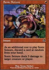 MTG magic cards 4x x4 Light Play, English Sonic Seizure Torment