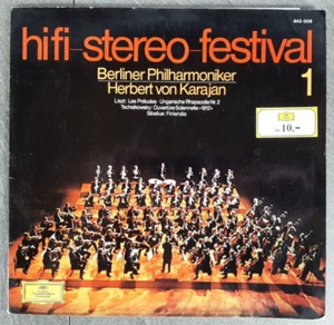 HiFi Stereo Festival 1 Herbert von Karajan 1969 Vinyl LP Schallplatte 643 006 - Bild 1 von 5