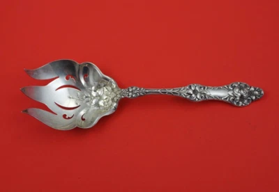 Tenedor grande para servir ensalada Old Orange Blossom de Alvin/Gorham Sterling 9 1/4" Foto 1 de 2