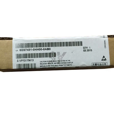 ONE Siemens Simatic S7 Analog Input 6ES7 431-0HH00-0AB0 6ES7431-0HH00-0AB0 NEW - Bild 1 von 2