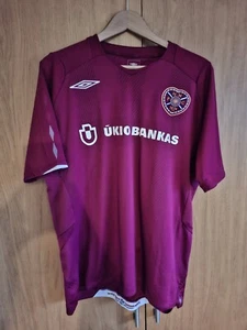 Heart of Midlothian Home Football Shirt Size Large Umbro - Picture 1 of 7