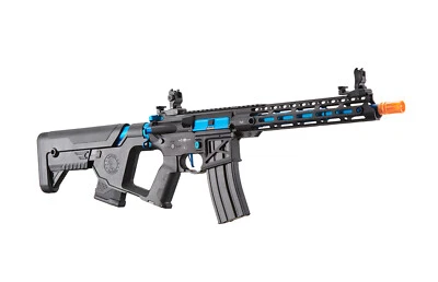 Lancer Tactical BLACKBIRD Skeleton AEG Airsoft Rifle w/Alpha Stock Gen2 ETU Gear