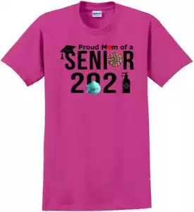 Stolze Mama einer 2021 Senior - T-Shirt Gr. SM-5XL - Bild 1 von 15