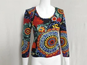 Isadora Paris Femme T-Shirt haut Top laine mélangée T.36 Isadora Paris Top sz XS - Imagen 1 de 7