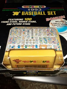 1993 Toys 'R' Us Topps Baseball Factory Sealed Set 100 Cards & 12 Master Photos