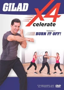 Gilad: Xcelerate 4 - Volume 1 - Burn It Off (DVD, 2018) New Exercise workout DVD - Picture 1 of 2