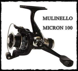 mini mulinello micron 100 pesca frizione posteriore trota lago torrente spinning - Foto 1 di 1