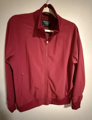 Chaqueta Bomber Athleta Mujer Talla Grande Brooklyn Rojo Arándano Atletismo Usada en Excelente Condición Foto 1 de 4