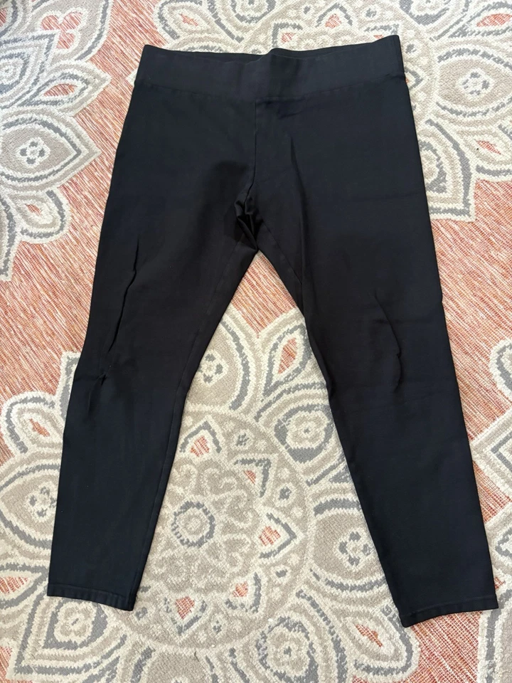 Leggings Ponte Ann Taylor Loft para mujer negros talla lg ID 70056 Foto 1 de 3