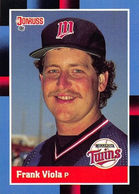 Frank Viola 1988 Donruss 149a Minnesota Twins Baseball Card - Image 1 of 2