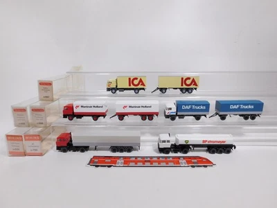 5X Wiking H0 1:87 Modello LKW DAF 467 ICA 468 555 780 BP SG/Mint+Box #DI309-0,5 - Immagine 1 di 4