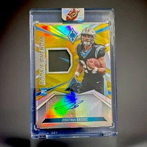 2024 Panini Phoenix Jonathon Brooks Rookie Phenom 2 COLOR PATCH AUTO GOLD #07/10 - Picture 1 of 3