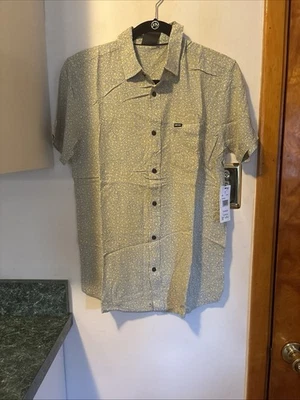 RIP CURL Men's Fun Times Button-Up Shirt Size Small $54 New See Note - Image 1 of 4