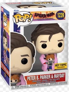 FUNKO POP! PETER B. PARKER & MAYDAY 1239 HOT TOPIC EXCLUSIVE NEW SPIDER-MAN - Picture 1 of 1