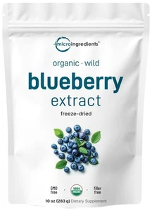 BLUEBERRY Powder Organic Vegan 501 Antioxidants Vitamin 6oz MICRO INGREDIENTS - Picture 1 of 7