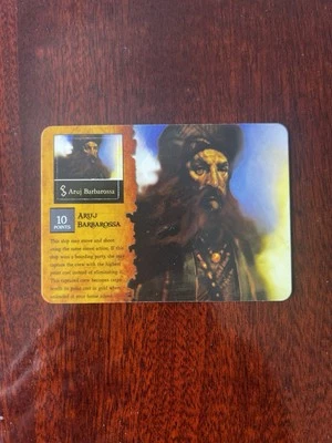 ARUJ BARBAROSSA Barbary Coast Pirates Wizkids CSG Pocketmodel - Image 1 of 2