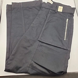 Abercrombie Fitch Damen-Cargohose schwarz Barrel Utility 34 Taille 31 Schrittlänge - Bild 1 von 10